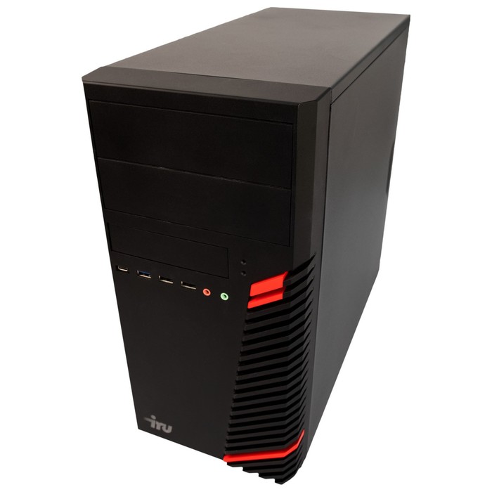 Компьютер IRU Office 310H5SM MT, i5 11400, 8 Гб, HDD 1 Тб SSD 512 Гб, UHDG 730, FDos, чёрный   93299 - фото 51302890