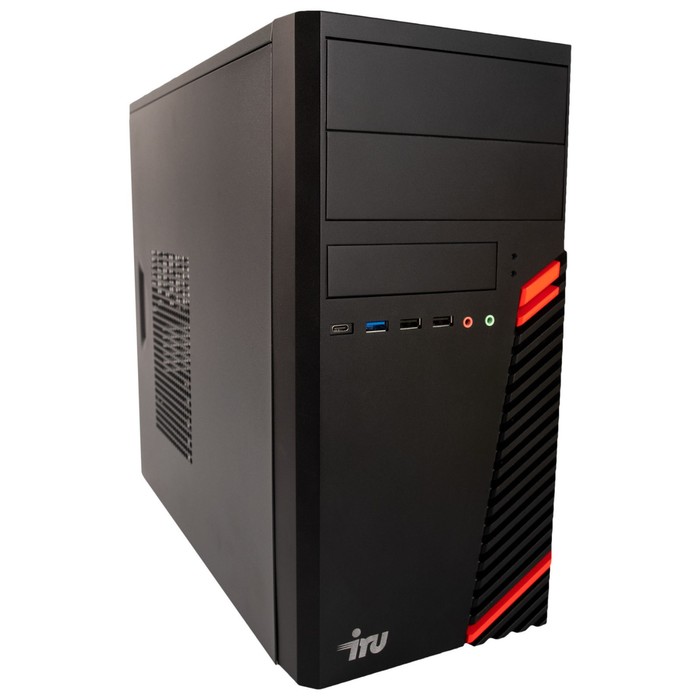 Компьютер IRU Office 310H5SM MT, i5 11400, 8 Гб, HDD 1 Тб SSD 512 Гб, UHDG 730, FDos, чёрный   93299 - фото 51302892