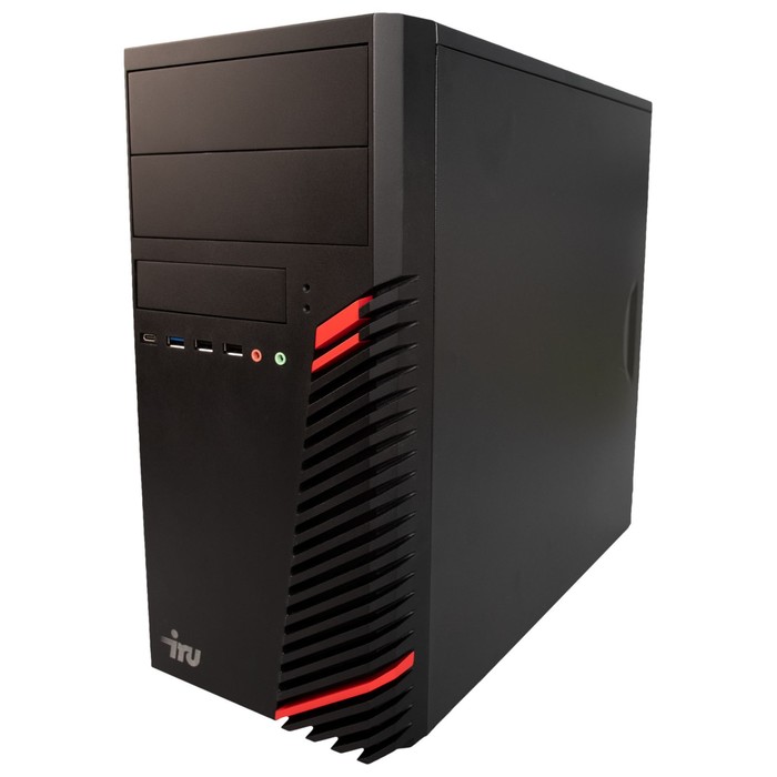 Компьютер IRU Office 310H5SM MT, i5 11400, 8 Гб, HDD 1 Тб SSD 512 Гб, UHDG 730, FDos, чёрный   93299 - фото 51302893