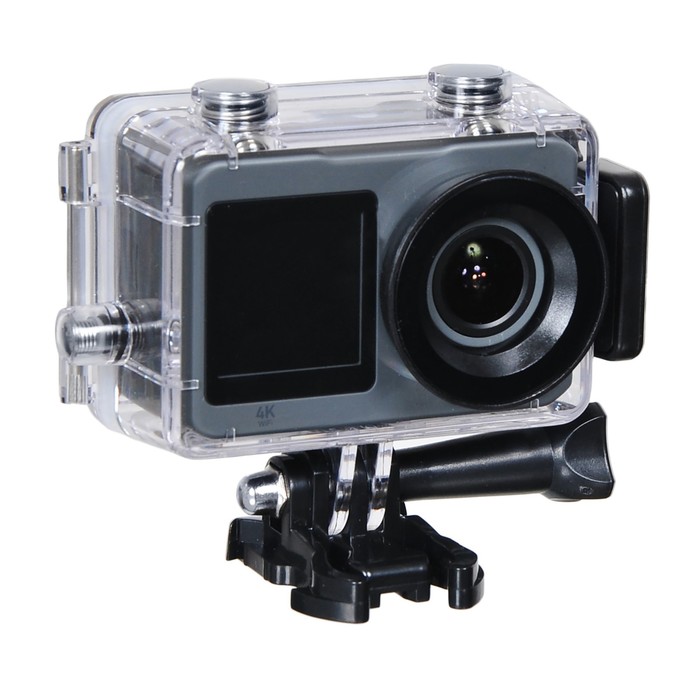 Экшн-камера Digma DiCam 520, Sony IMX386, 16 МП, серая - Фото 1