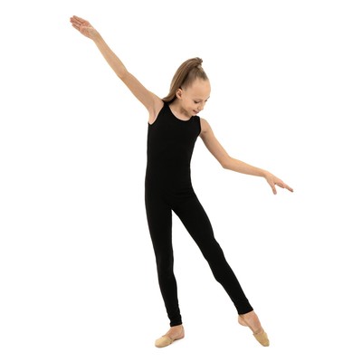 Комбинезон для гимнастики и танцев Grace Dance, р. 28, чёрный
