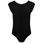 Купальник для гимнастики и танцев Grace Dance, р. 42, цвет чёрный - фото 21852638