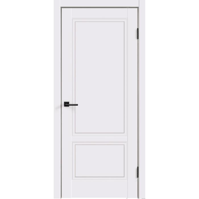 Дверное полотно эмаль SCANDI 2P Белый RAL9003, замок Morelli 1870Р, 2000х600 мм - Фото 1