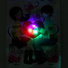 Наклейка пластик светящаяся "Влюбленность / дерево" МИКС 30,5х20 см - Фото 3