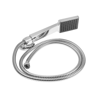 Смеситель для ванны ZEIN ZC2050, излив 27 см, картридж 35 мм, с душевым набором, хром