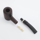 Курительная трубка для табака "Командор Премиум", классик, отверстие d-1.8 см, длина 15.5 см - Фото 4