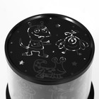 Ночник-проектор "Инопланетянин" LED USB/от батареек черный 10,8х10,8х11,5 см RISALUX - фото 6723086