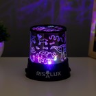Ночник-проектор "Динозавры" LED USB/от батареек черный 10,8х10,8х11,5 см - Фото 5