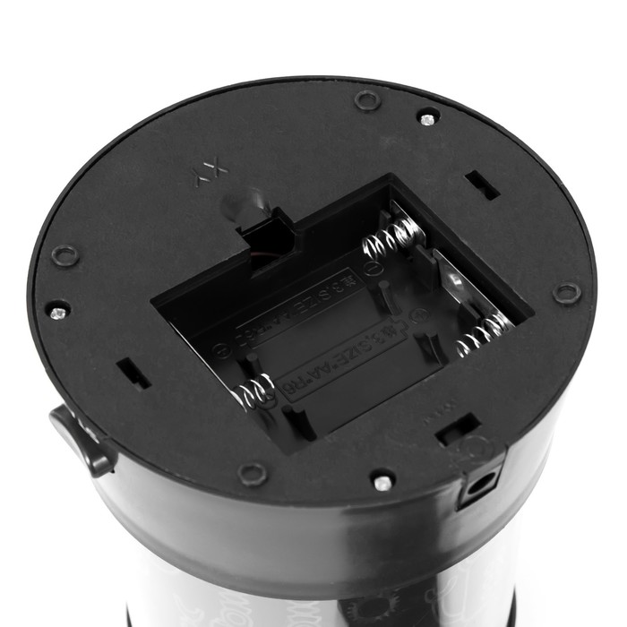 Ночник-проектор "Луноход" LED USB/от батареек черный 10,8х10,8х11,5 см RISALUX - фото 1906104615