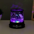 Ночник-проектор "Луноход" LED USB/от батареек черный 10,8х10,8х11,5 см RISALUX - Фото 5