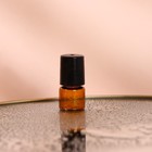 Флакон стеклянный для парфюма, с металлическим роликом, 1 мл, цвет коричневый/чёрный - Фото 4