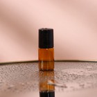 Флакон стеклянный для парфюма, со стеклянным роликом, 3 мл, цвет коричневый/чёрный - Фото 4