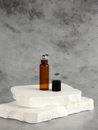 Флакон стеклянный для парфюма, с металлическим роликом, 5 мл, коричневый, чёрный - Фото 2