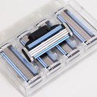 Сменные кассеты для бритья, 4 шт, совместимы с Gillette Mach3 - Фото 3