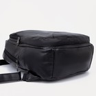 Рюкзак женский из искусственной кожи на молнии, цвет чёрный - фото 42003535