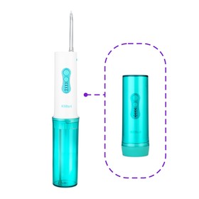 

Ирригатор Kitfort КТ-2916-1, портативный, 500 мл, 4 режима, 5 насадок, бело-бирюзовый
