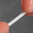 Нить для плетения, замшевая, d = 2,5 мм, 5 ± 0,1 м, цвет белый - Фото 4