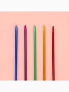 Спицы для вязания, чулочные, из алюминия, d=2 мм, 25 см, 5 шт., разноцветные - Фото 2