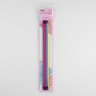 Спицы для вязания, чулочные, из алюминия, d = 4 мм, 26 см, 5 шт, цвет МИКС - фото 6723250