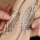 Подхват для штор «Крылья», d=6×10 см, цвет серебряный - Фото 4