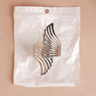 Подхват для штор «Крылья», d = 6 × 10 см, цвет серебряный - фото 7245425