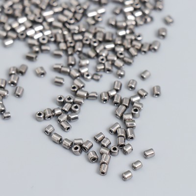 Бисер стекло 12/0 «Цилиндр. Металлик», 10 г