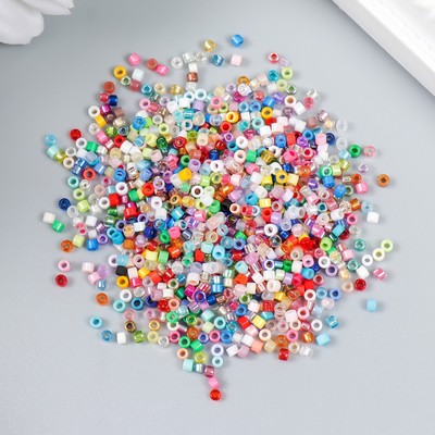 Бисер стекло 12/0 «Перламутр. Разноцветное ассорти», 10 г
