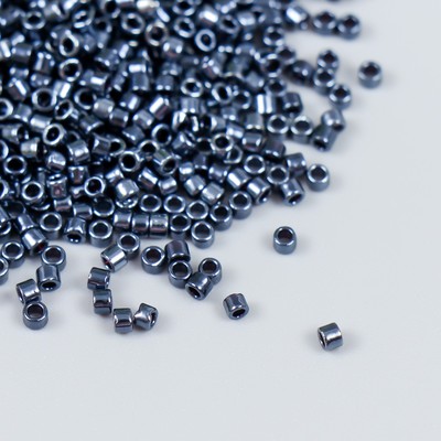 Бисер стекло 11/0 «Цилиндр. Хром глянец», 10 г