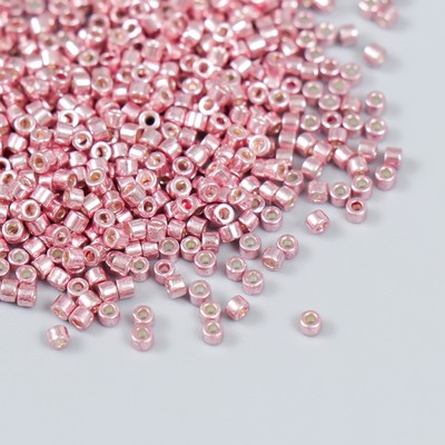 Бисер стекло 11/0 «Цилиндр. Розовое золото», 10 г