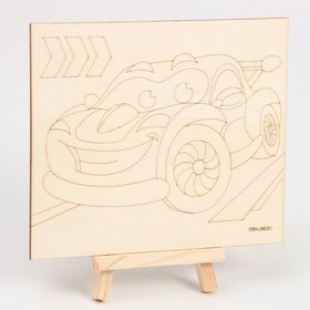 

Доска для рисования и выжигания «Машинка» 0,5 × 14,8 × 17,6 см