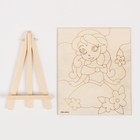 Доска для рисования и выжигания «Принцесса» 0,5 × 14,8 × 17,6 см - Фото 4