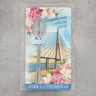Ложка с гравировкой на открытке «Владивосток», 3 х 14 см - фото 6723699