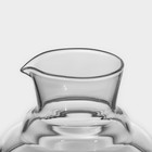Кувшин стеклянный Magistro «Жакоб», 1,1 л, стакан в комплекте - Фото 3