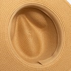 Шляпа женская MINAKU цвет бежевый, р-р 56-58 - Фото 7
