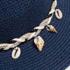 Шляпа женская MINAKU цвет синий, р-р 56-58 - Фото 6