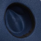 Шляпа женская MINAKU цвет синий, р-р 56-58 - Фото 7
