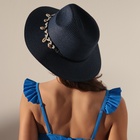 Шляпа женская MINAKU цвет синий, р-р 56-58 - Фото 3