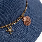 Шляпа женская MINAKU цвет синий, р-р 56-58 - фото 24425356