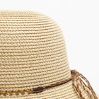 Шляпа женская MINAKU цвет бежевый, р-р 56-58 - фото 22780311