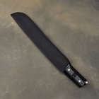 Нож-мачете «Тайбола», 53.5 см, клинок 415 мм/2.8 мм, черный - Фото 3