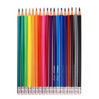 Карандаши 18 цветов ErichKrause ArtBerry премиум, пластик, шестигранные, 3.0 мм грифель, с ластиком, стираемые, картонная упаковка, европодвес - фото 21854106