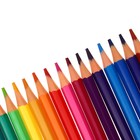 Карандаши 18 цветов ErichKrause ArtBerry премиум, пластик, шестигранные, 3.0 мм грифель, с ластиком, стираемые, картонная упаковка, европодвес - фото 21854107