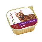 Влажный корм BioMenu для кошек, суфле мясное ассорти, 100 г - фото 306527286