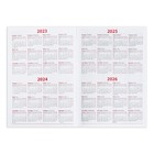 Ежедневник недатированый А5 160 листов, обложка из искусственной кожи, чёрный - Фото 7