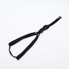 Шлейка "Рекс", 1 см, ОШ 40-60 см, ОГ 44-62 см, чёрная - фото 37327019