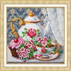 Набор для вышивания бисером Паутинка «Чай» - фото 109908364