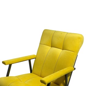 

Кресло-Качалка 950х1020х960 Металл/мебельная ткань жёлтый