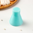 Молд для заливки «Ёлочка геометрическая», силикон, 5×5×6 см, бирюзовый - Фото 2