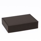 Коробка самосборная, черная 21 х 15 х 5 см - фото 10044948
