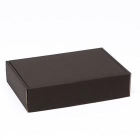 Коробка самосборная, черная  21 х 15 х 5 см